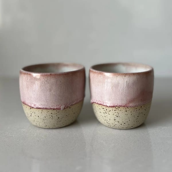 Kalíšek cappuccino Rose